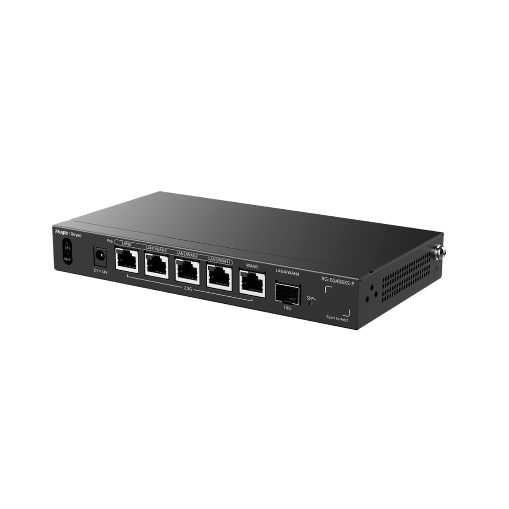 Router balanceador con función SD-WAN Ruijie RG-EG406XS-P 110 W 1 puerto