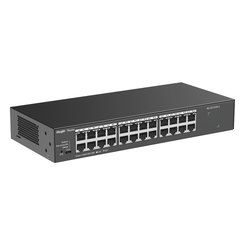 Switch no administrable Ruijie RG-ES124G-L 24 puertos