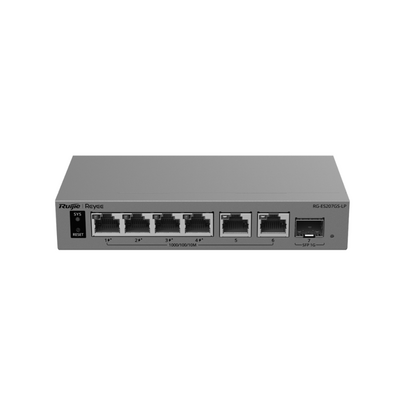 Switch Gigabit Smart Cloud Managed PoE+ Ruijie RG-ES207GS-LP 40 W 7 puertos