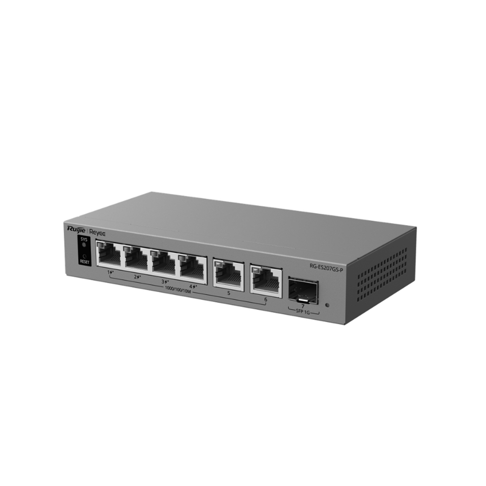 Switch Layer 2 Smart Cloud Managed Ruijie RG-ES207GS-P 54 W 7 puertos