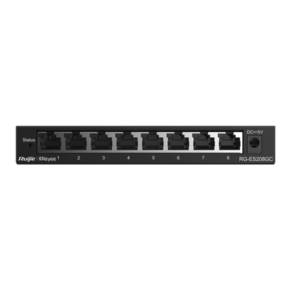 Switch Administrable con 8 Puertos Gigabit Ruijie RG-ES208GC