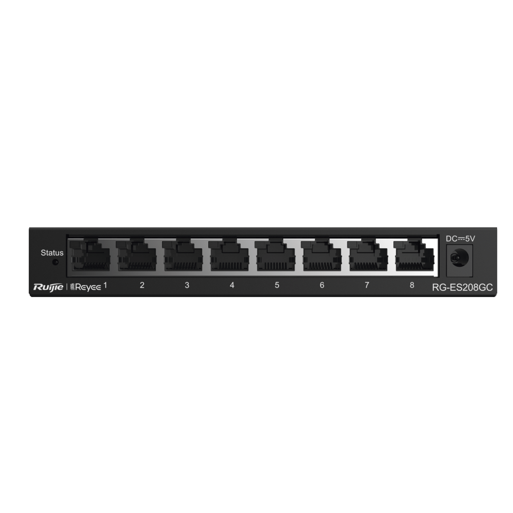 Switch Administrable con 8 Puertos Gigabit Ruijie RG-ES208GC
