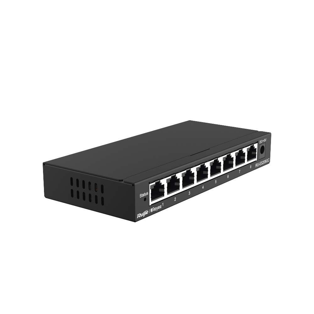 Switch Administrable con 8 Puertos Gigabit Ruijie RG-ES208GC