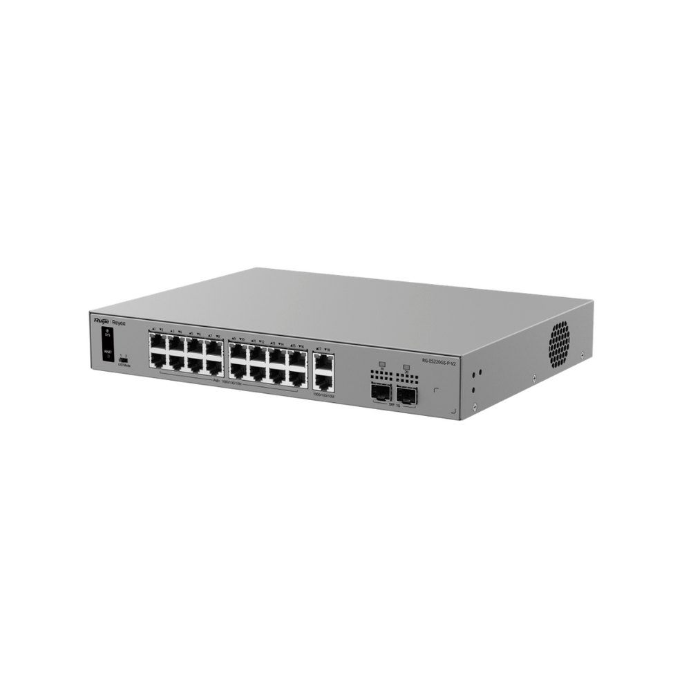 Switch Smart Cloud Managed PoE+ Capa 2 Ruijie RG-ES220GS-P-V2 250 W 20 puertos