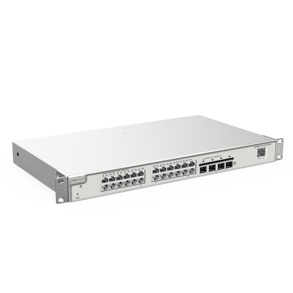 Switch de Capa 3 No-PoE Ruijie RG-NBS5100-24GT4SFP 28 puertos