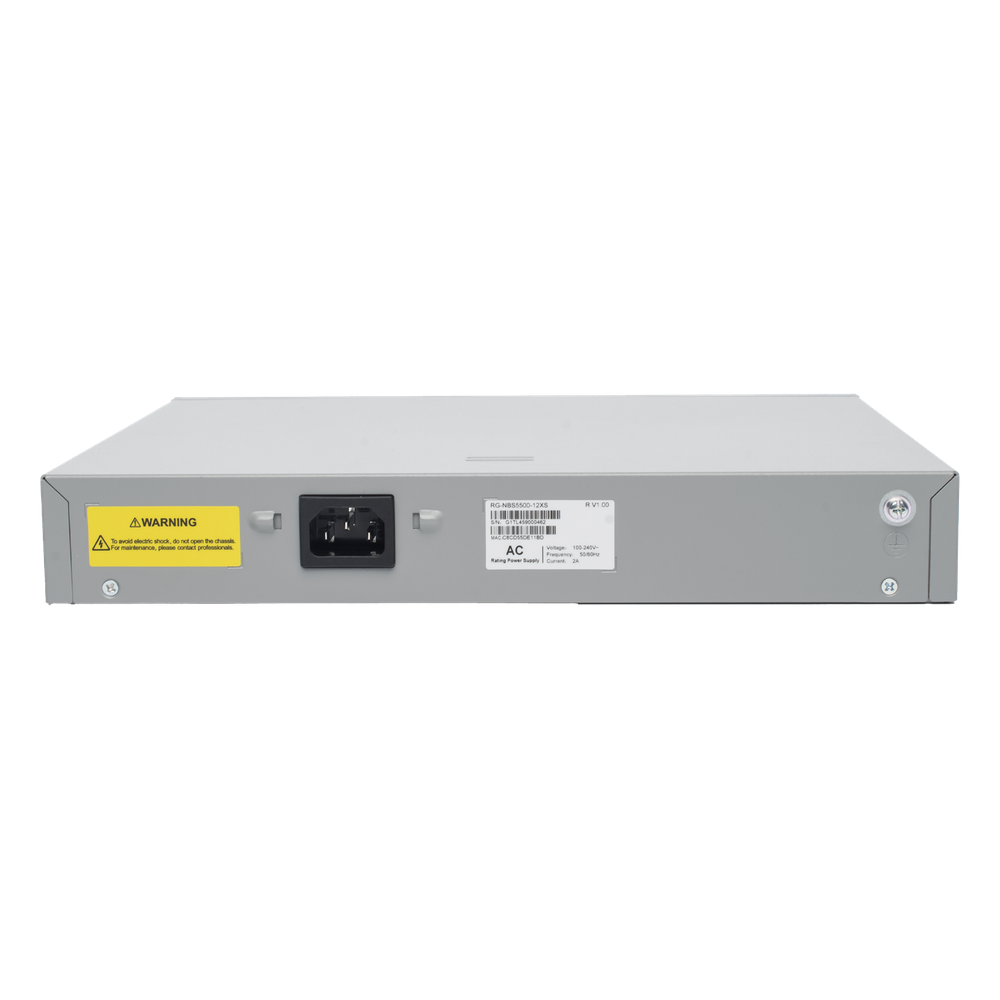Switch Administrable Full Aggregation Capa 3 Ruijie RG-NBS5500-12XS 12 puertos
