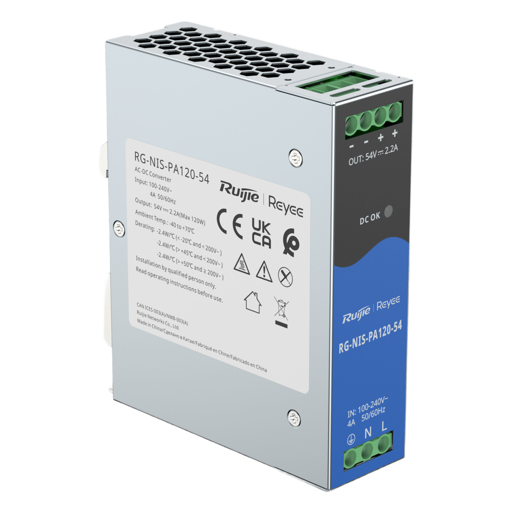 Fuente de Alimentación AC Ruijie RG-NIS-PA120-54
