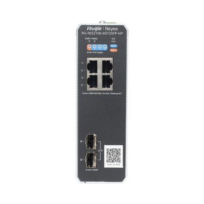 Switch Industrial PoE Ruijie RG-NIS2100-4GT2SFP-HP