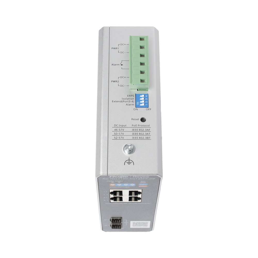 Switch Industrial PoE Ruijie RG-NIS2100-4GT2SFP-HP
