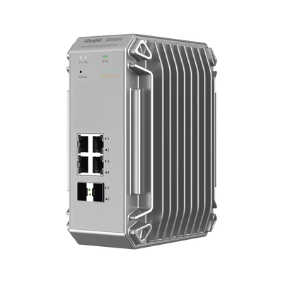 Switch de Verdadero Grado Industrial Especialmente Diseñado Ruijie RG-NIS3100-4GT2SFP-HP 6 puertos