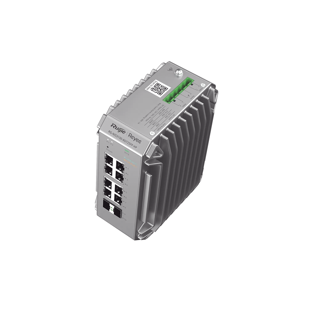 Switch de Verdadero Grado Industrial Especialmente Diseñado Ruijie RG-NIS3100-8GT2SFP-HP 10 puertos