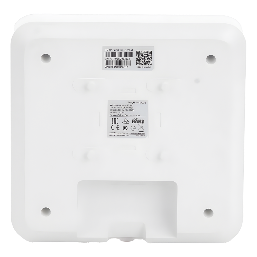 Punto de acceso Wi-Fi 5 de techo Ruijie RG-RAP2200(E) 2 puertos