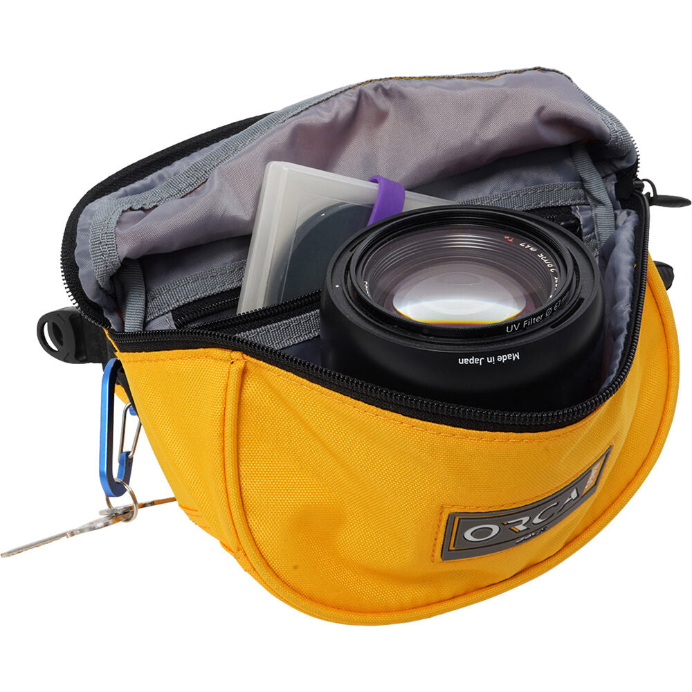 Riñonera ORCA Accessories Waist Pouch (Amarillo) - vista lateral