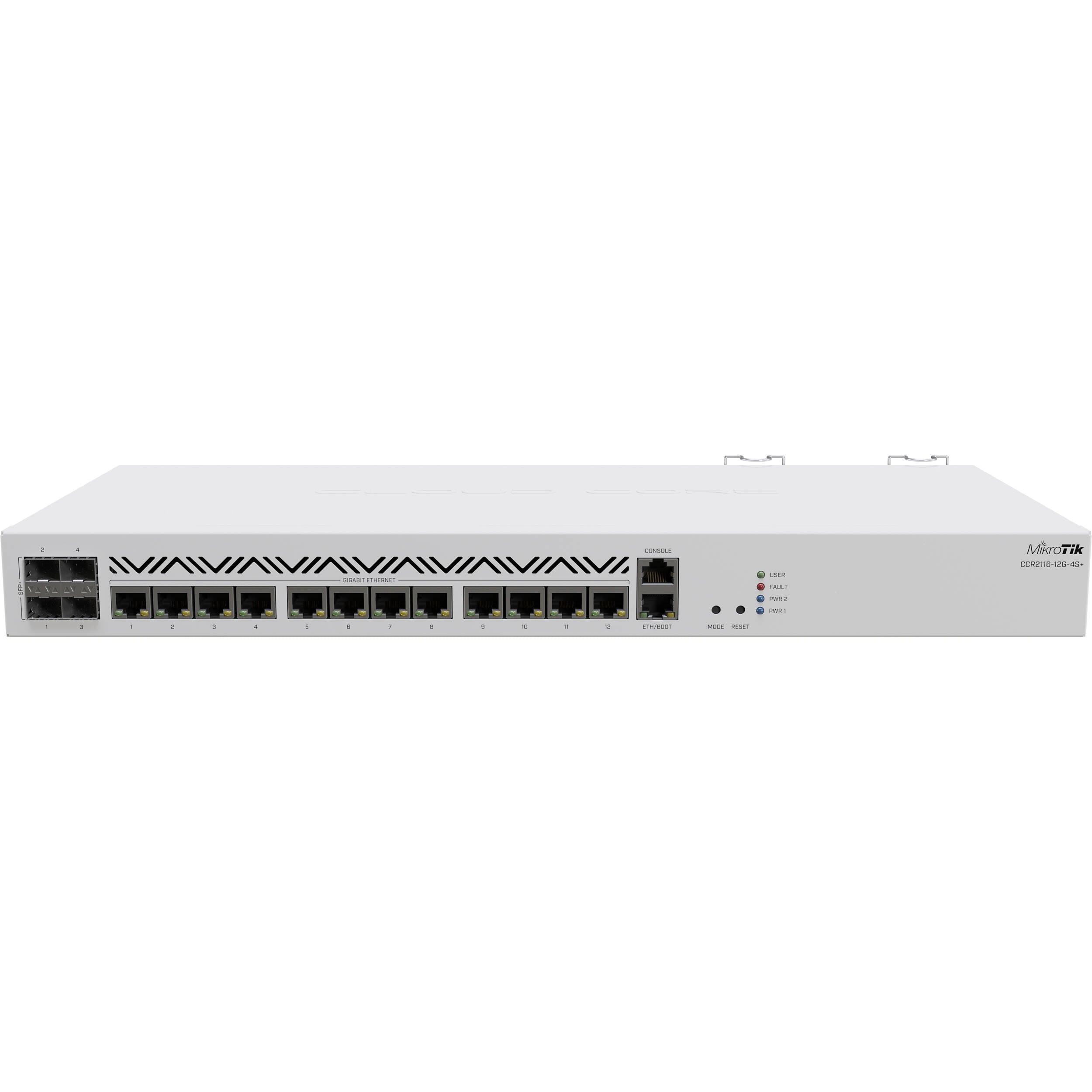 Router MikroTik CCR2116-12G-4S+ 12-Port Gigabit Managed Network Router - vista principal