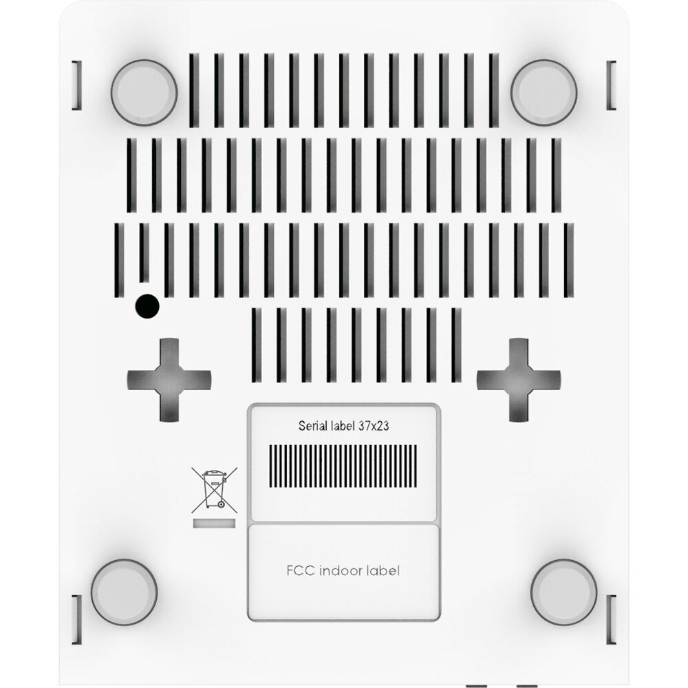Router MikroTik hEX PoE 5-Port Gigabit PoE+ Compliant Managed Network Router - vista lateral