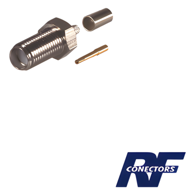 Conector SMA Hembra de Anillo Plegable RF Industries RSA-3050-C