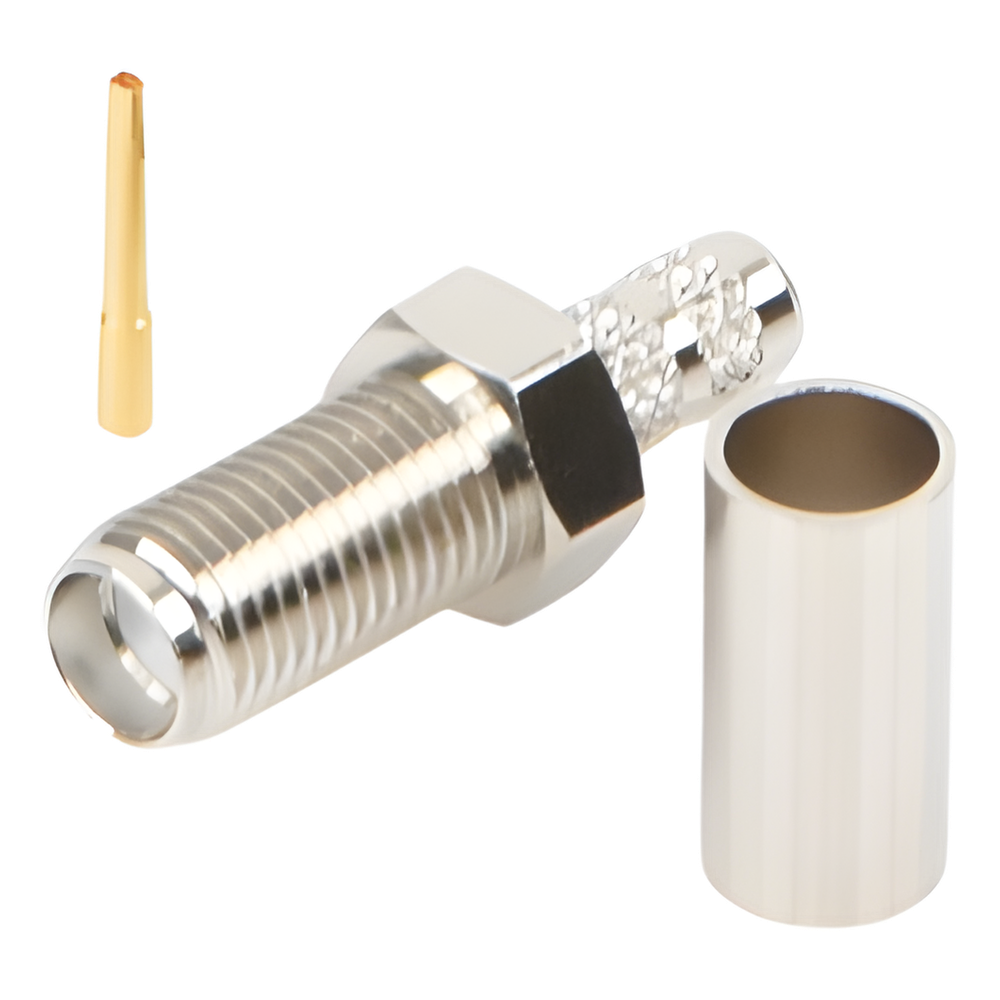 Conector SMA Hembra de Anillo Plegable RF Industries RSA-3050-C