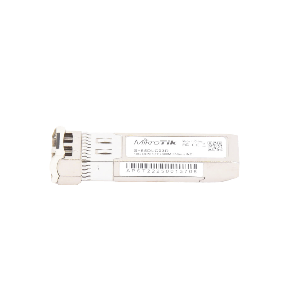 Transceptor MiniGbic SFP+ 10G LC Mikrotik S+85DLC03D Dúplex