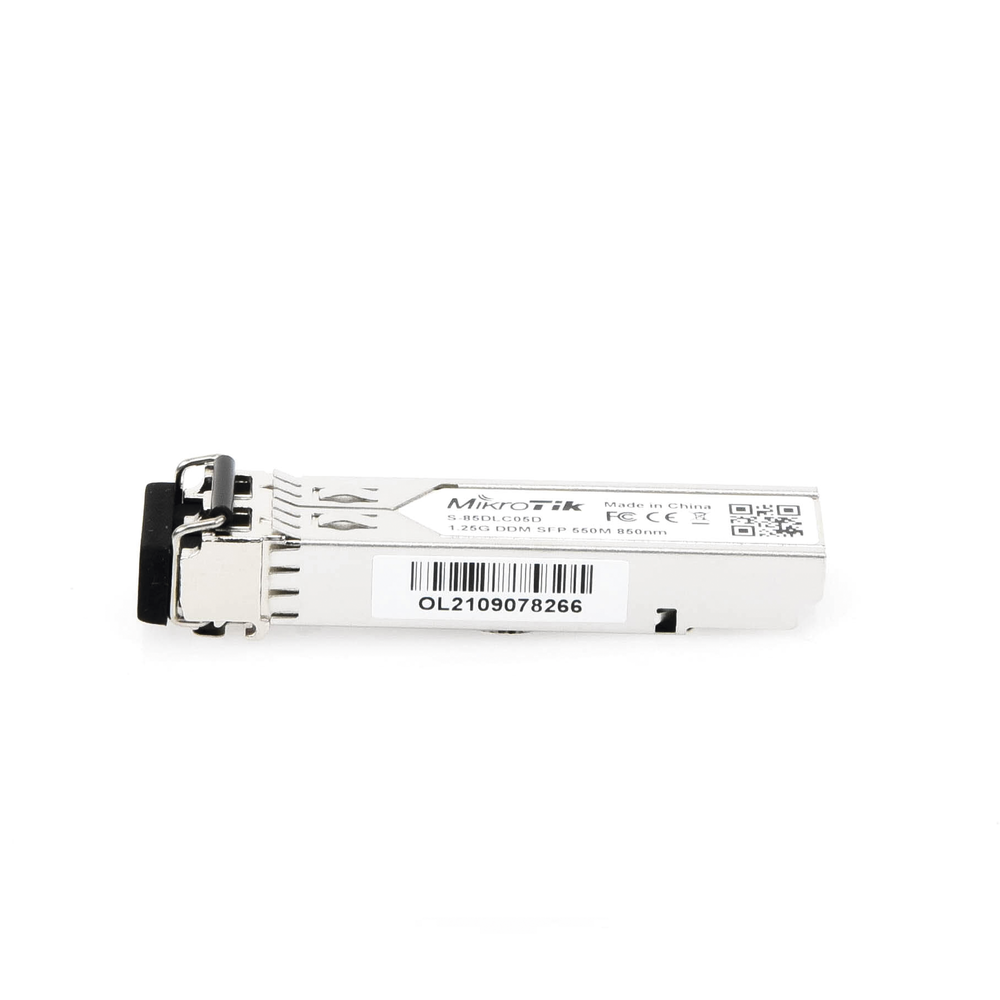 Transceptor MiniGbic SFP 1.25G LC Mikrotik S-85DLC05D Dúplex