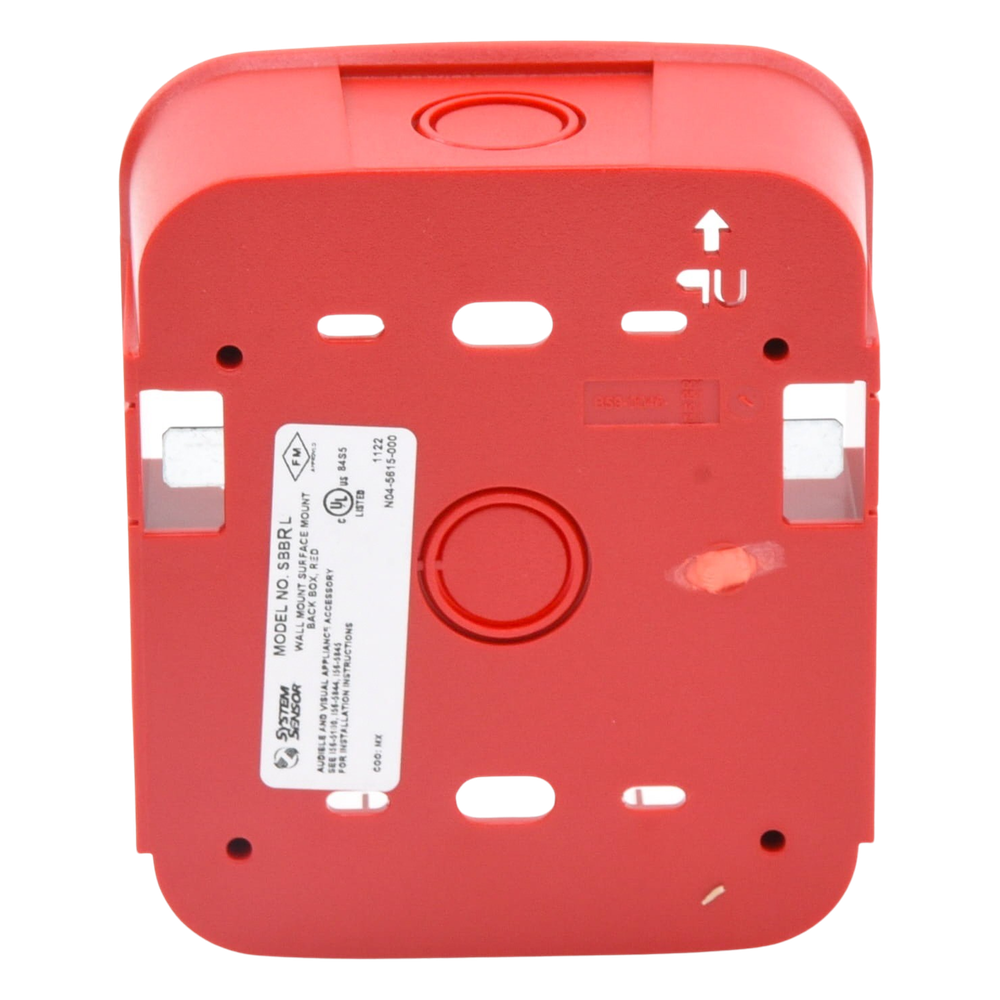 Caja de Montaje en Pared System Sensor SBB-RL Rojo