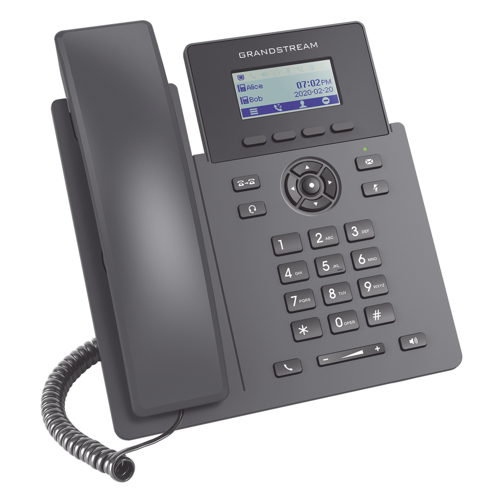 Teléfono IP Grandstream GRP2601P 2 Líneas SIP 2 Cuentas SIP 2.21" PoE