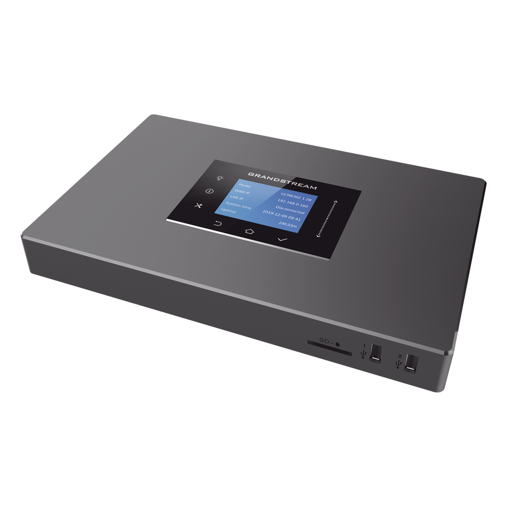 Central Telefónica IP Grandstream UCM6302A 500 Usuarios 75 Llamadas Simultáneas