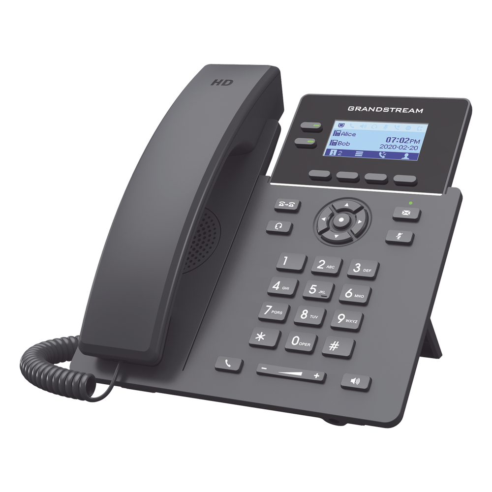 Teléfono IP Grandstream GRP-2602P 2 Líneas SIP 4 Cuentas SIP PoE