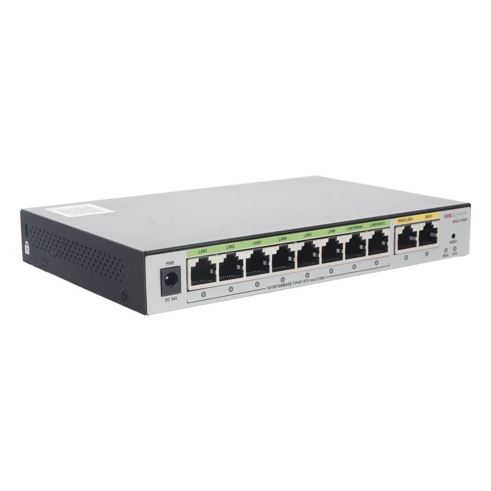 Accesorio de Alarma Hikvision - Router Inalámbrico WISP - Hasta 1200 Mbps - Doble Banda AC (2.4 GHz y 5 GHz) - 4 Puertos