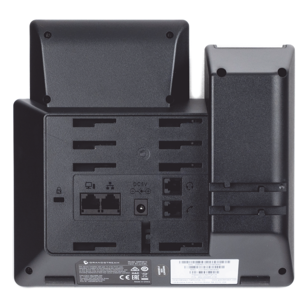 Teléfono IP Grandstream GRP-2613 3 Líneas SIP 3 Cuentas SIP 2.4" PoE