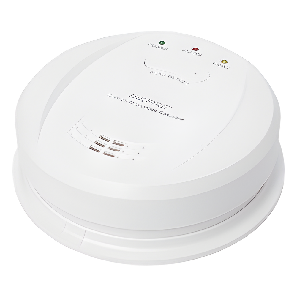 Detección de Incendio Hikvision - Detector de Monóxido de Carbono - Sensor Electroquímico Avanzado - Alarma Visual y Aud