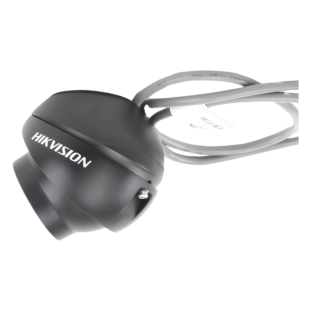 Cámara de Seguridad Hikvision - Cámara Móvil TURBO 1080P - Lente 2.1 mm - Conexión Tipo Aviación - Diseño Antivibración
