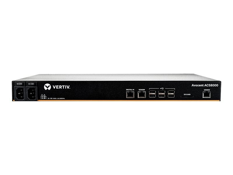Servidor de Consola Avocent Vertiv Avocent ACS 8000 32-Port Serial Console Server - vista 2