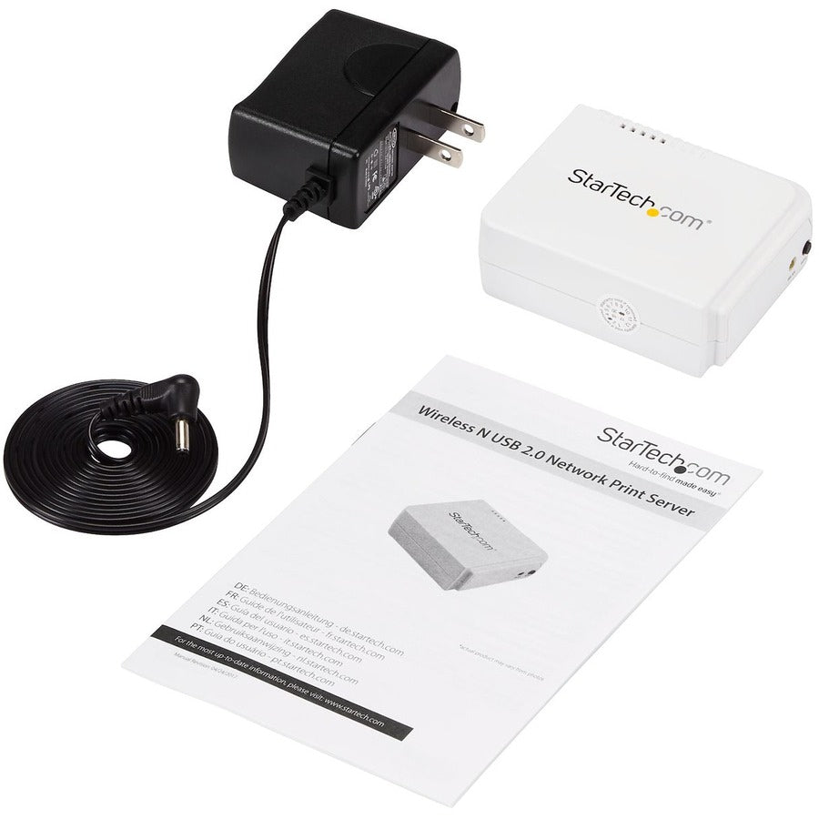 Servidor de Impresión StarTech.com StarTech 1 Port USB Wireless N Network Print Server - vista 6