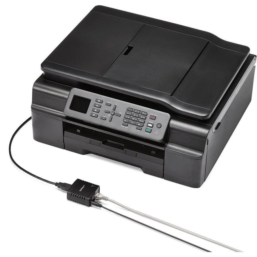 Servidor de Impresión StarTech.com StarTech 10/100Mbps Ethernet to USB 2.0 Network LPR Print Server - vista 7