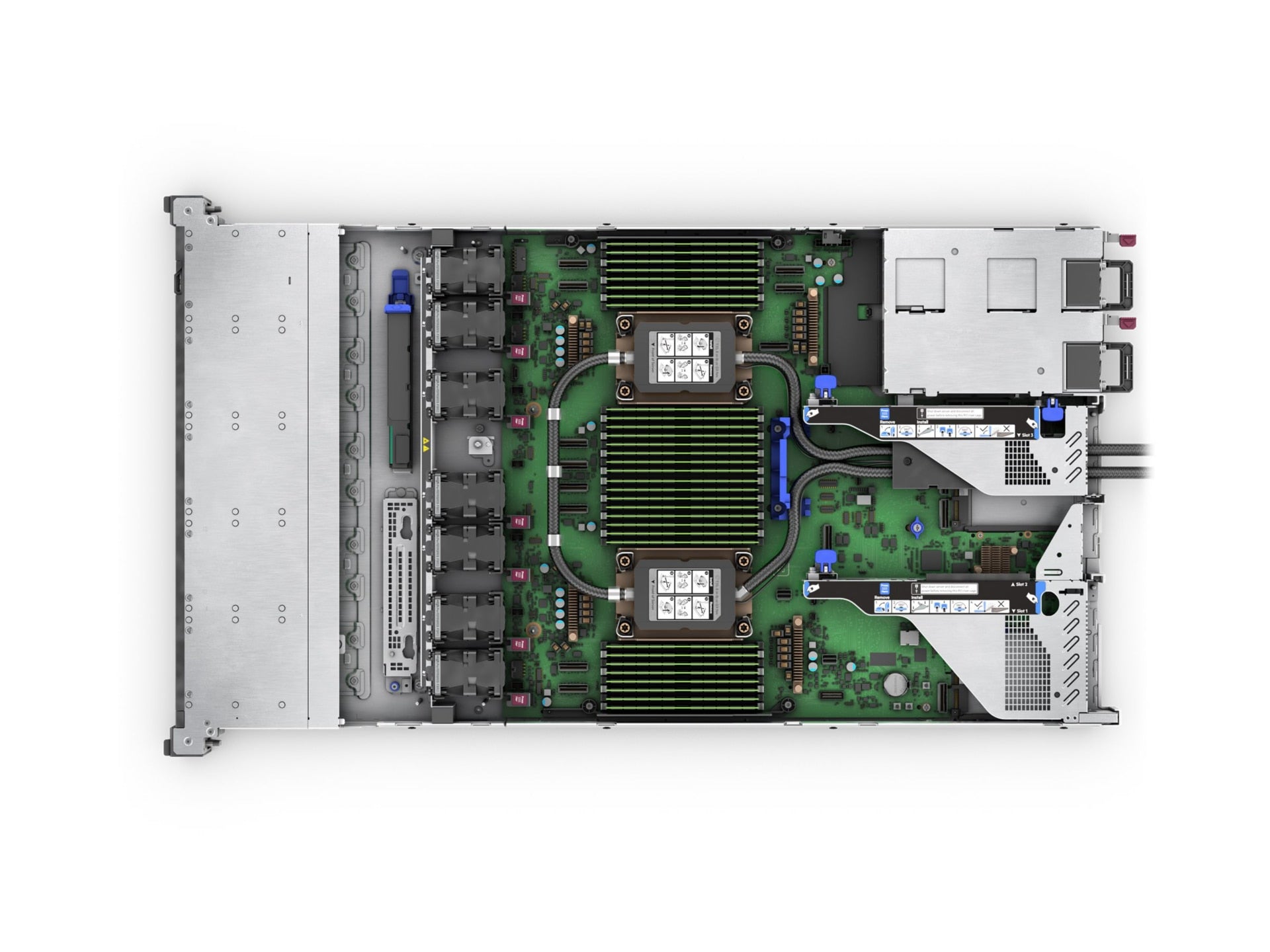Servidor HPE ProLiant Compute DL360 Gen12, Intel Xeon 6515P 16 Núcleos, 64GB DDR5, no HDD, Rack 1U - vista 5