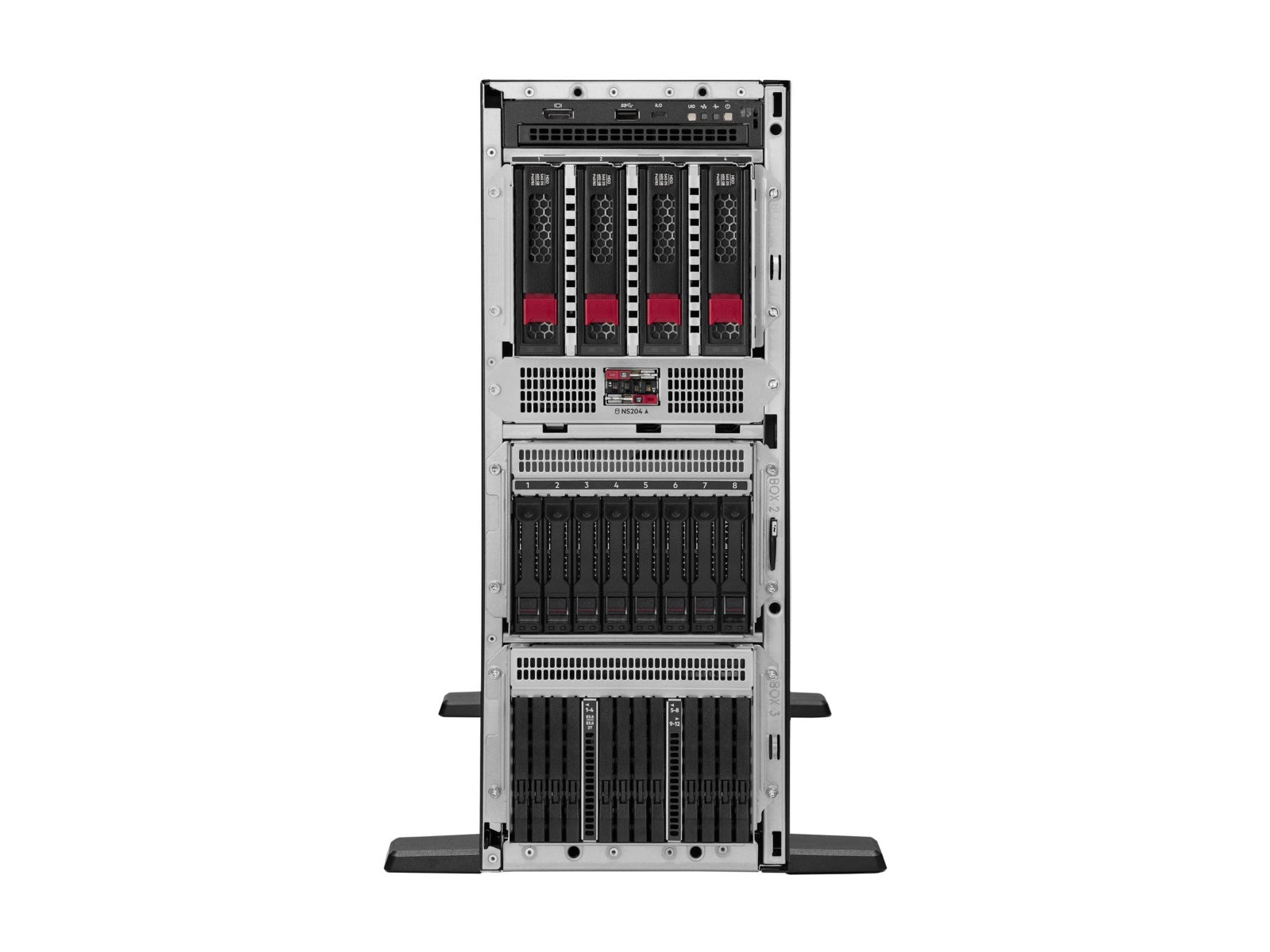 Servidor HPE ProLiant Compute ML350 Gen12, Intel Xeon 6505P 12 Núcleos, 32GB DDR5, HDD 2 x 8 TB, Torre 4U - vista 4
