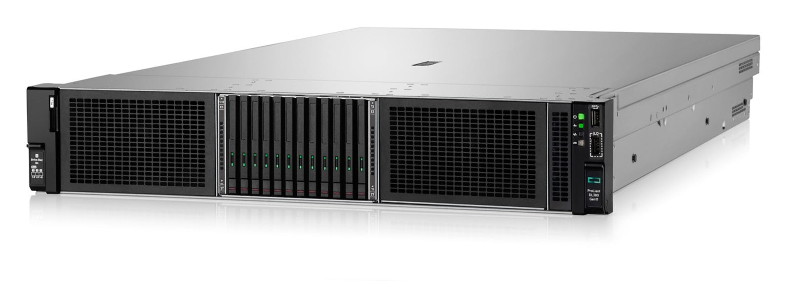 Servidor HPE ProLiant DL380 Gen11, Intel Xeon Silver 4410Y 12 Núcleos, 64GB DDR5, SSD 2 x 960GB, Rack 2U - vista 4