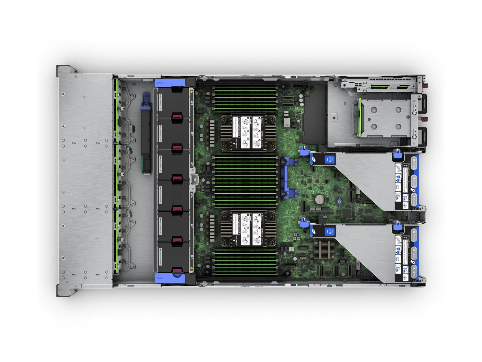Servidor HPE ProLiant DL380 Gen11 Network Choice, Intel Xeon-G 6526Y 16 Núcleos, 128GB DDR5, no HDD, Rack 2U - vista 6