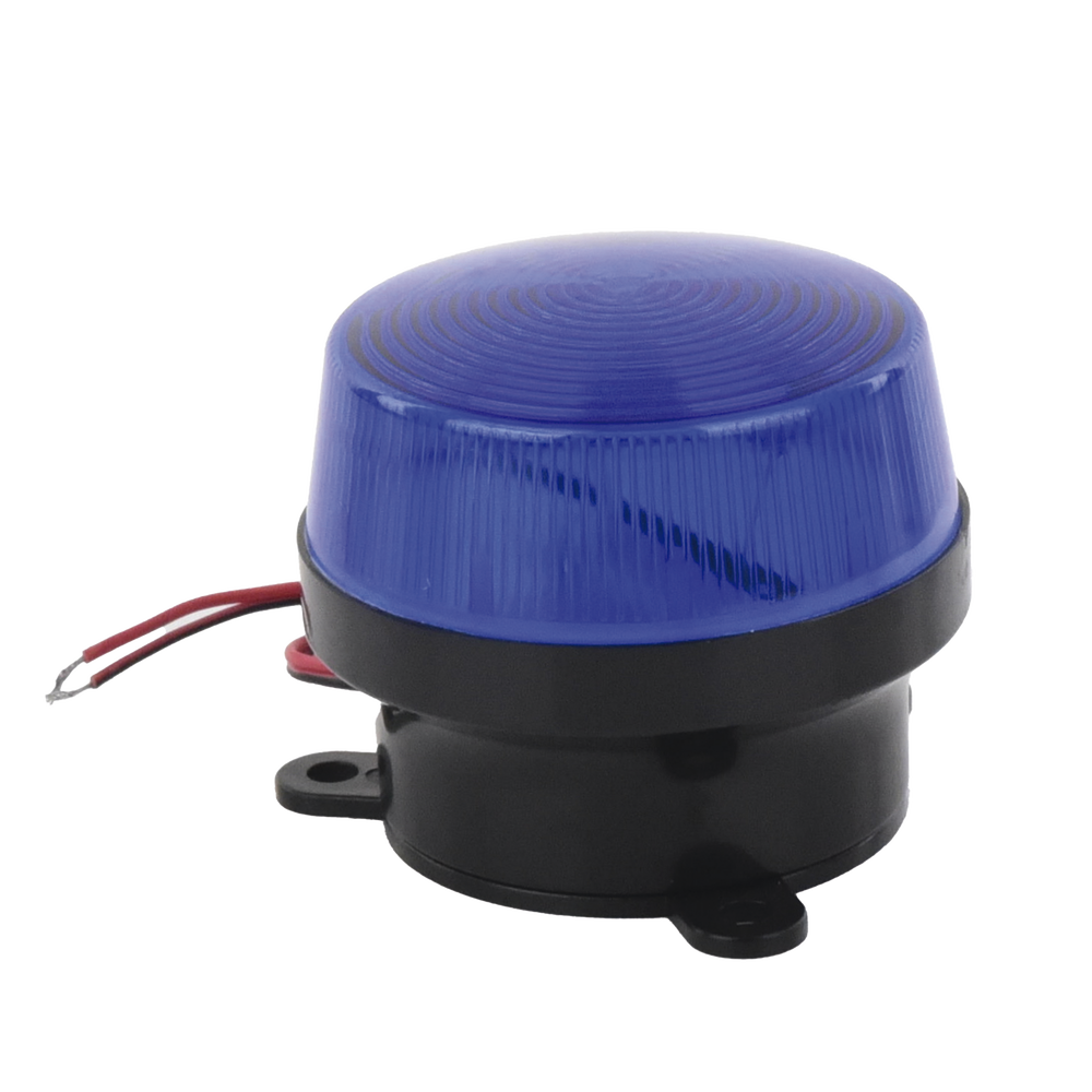 Mini estrobo color azul con montaje Sfire SF-STRB