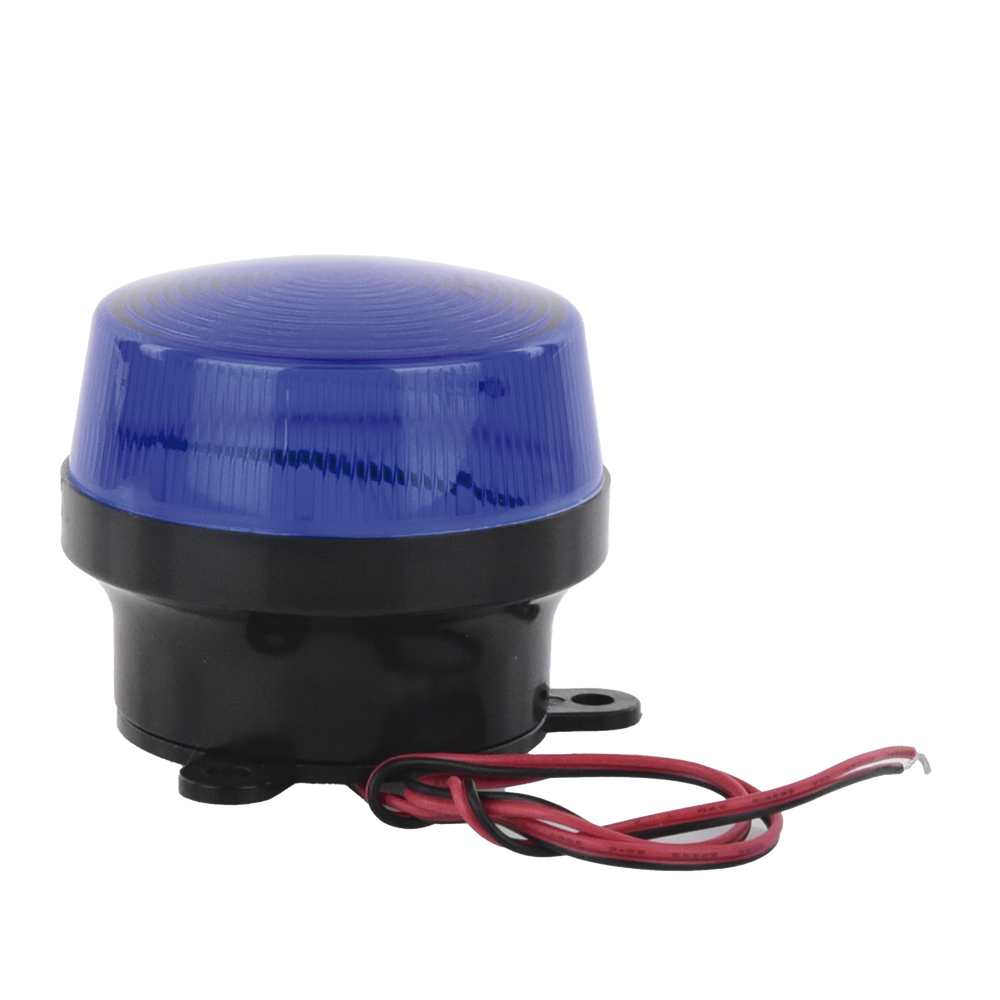 Mini estrobo color azul con montaje Sfire SF-STRB