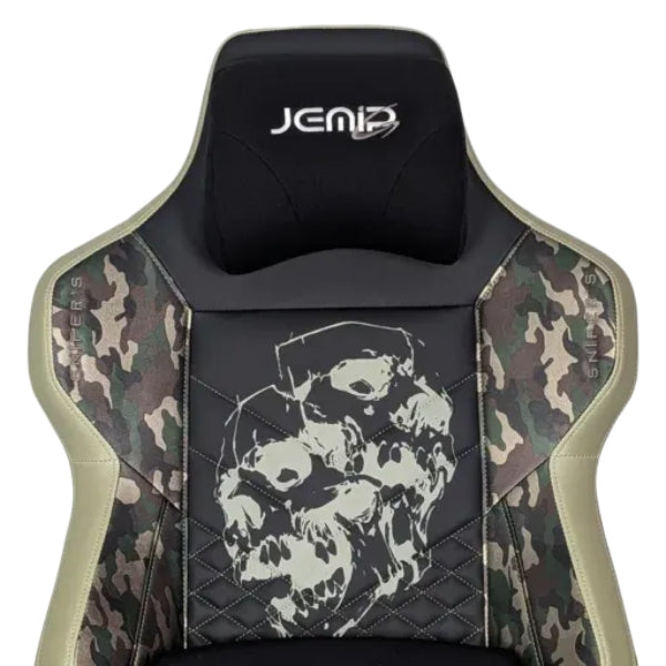 silla-gaming-jemip-sniper-reclinable-180-reposabrazos-4d-cojin-lumbar-cuello-negro-camuflaje-vista_3