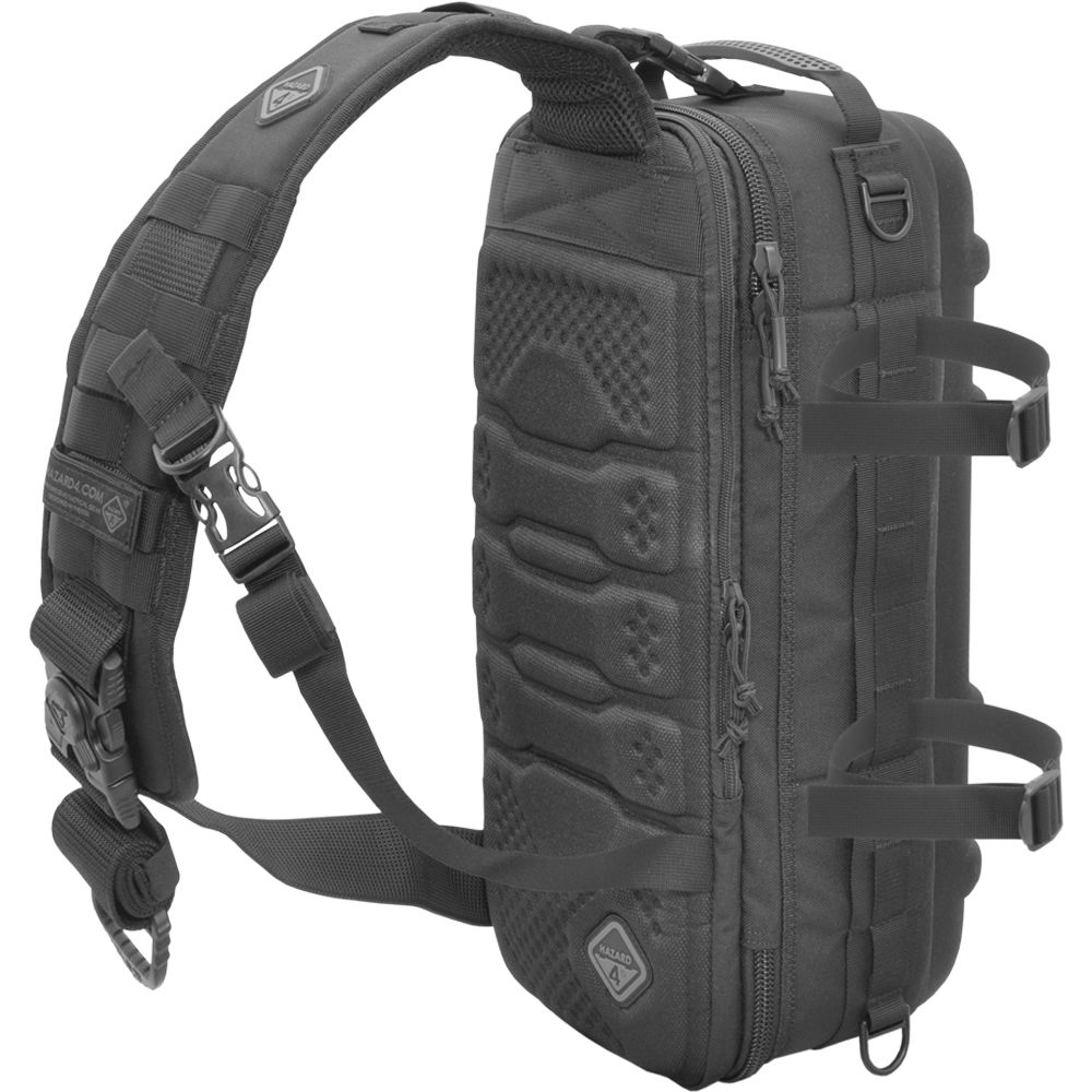 Sling Hazard 4 Plan-B Hard Shell Go- -Pack (Negro) - vista trasera