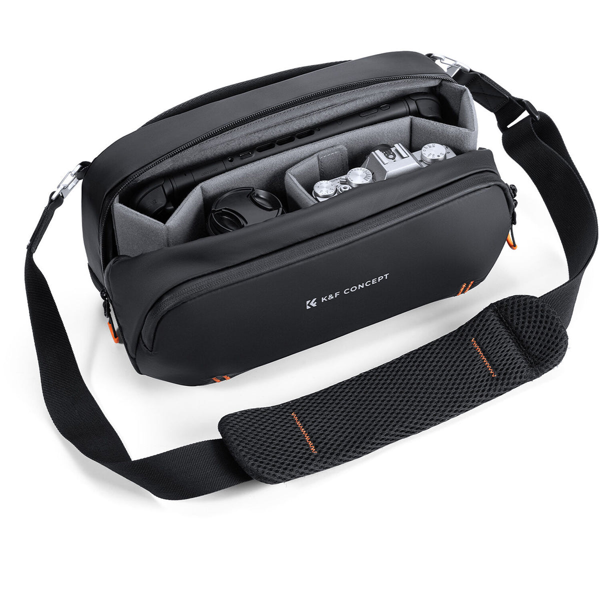 Sling K&F Concept Urban Wander 17 (Negro, 5L) - vista frontal