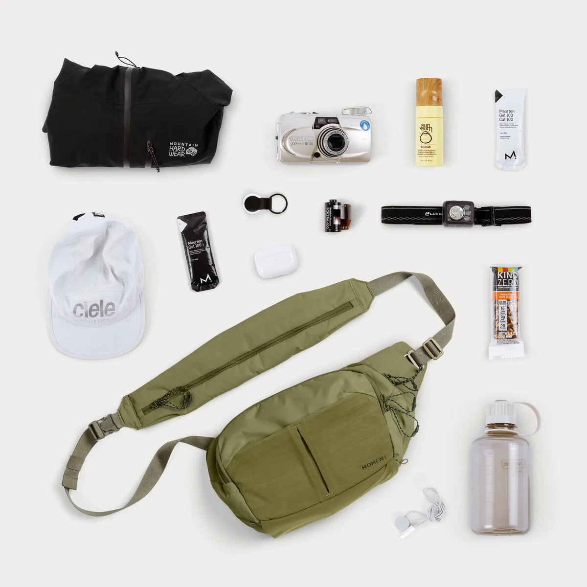 Sling Moment Balance (Moss, 7L) - vista lateral
