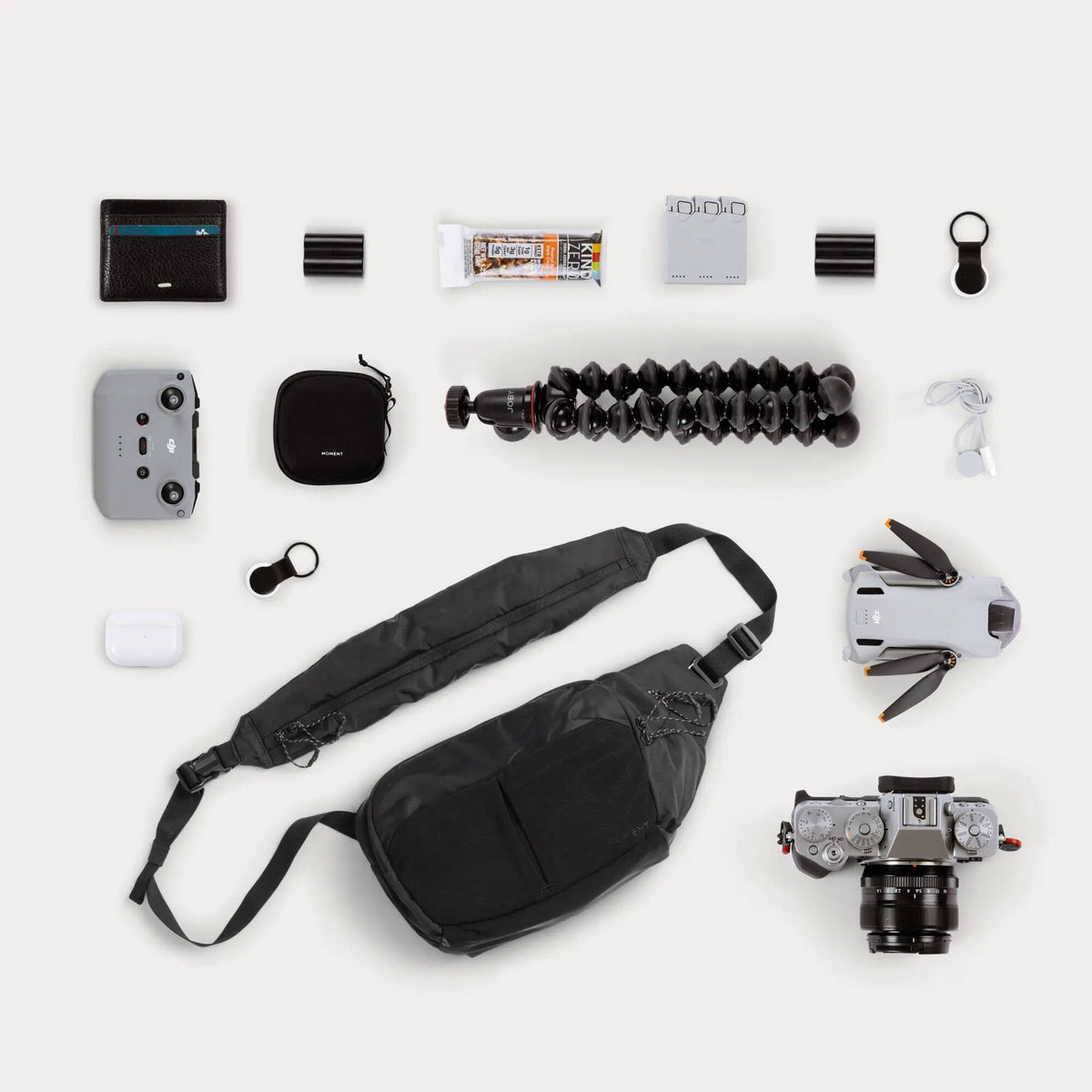 Sling Moment Balance (Negro, 7L) - vista lateral