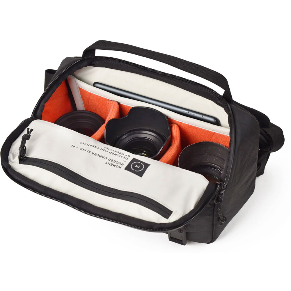 Sling Moment Rugged (Negro, 6L) - vista trasera
