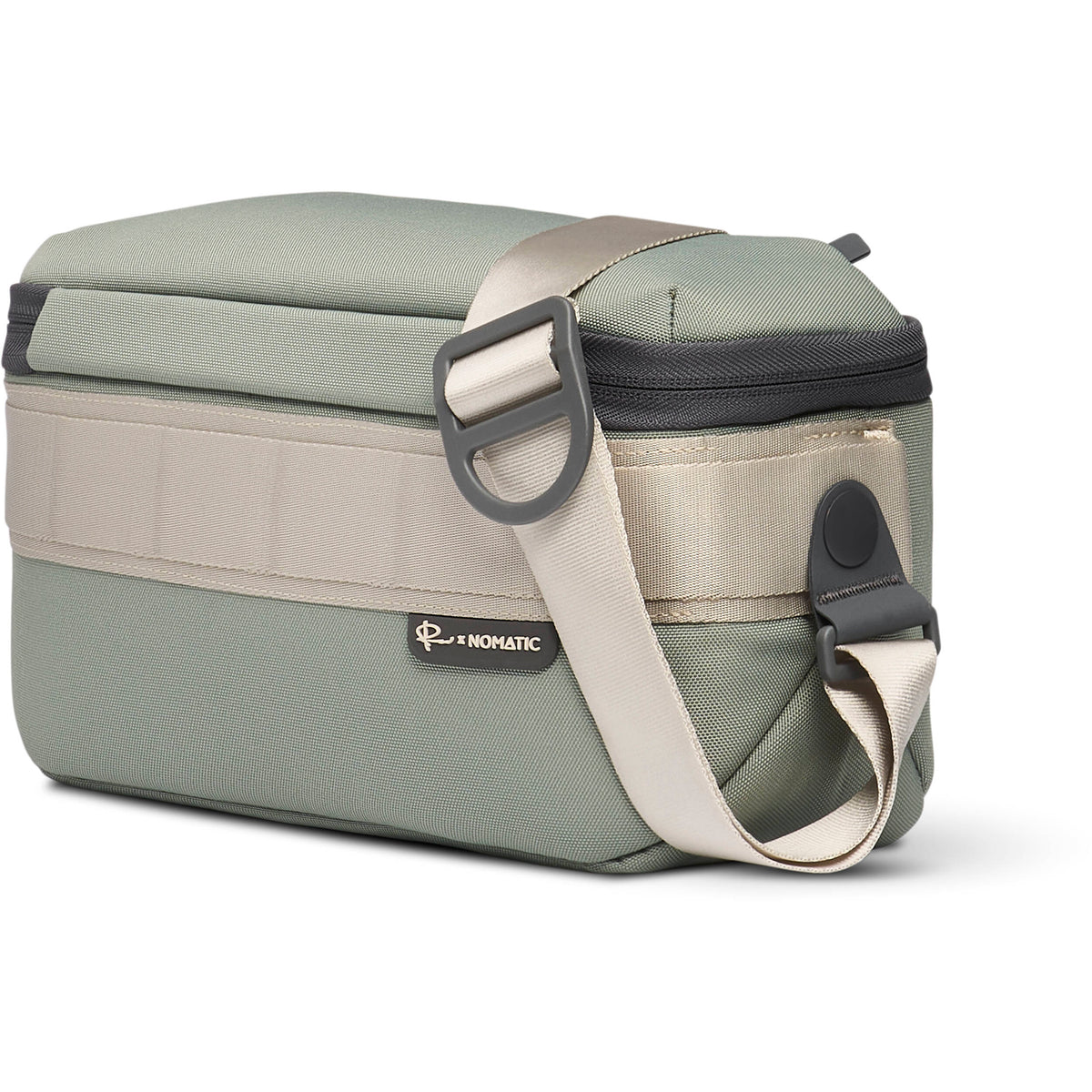 Sling Nomatic LUMA (Sage, 9L) - puertos y conexiones