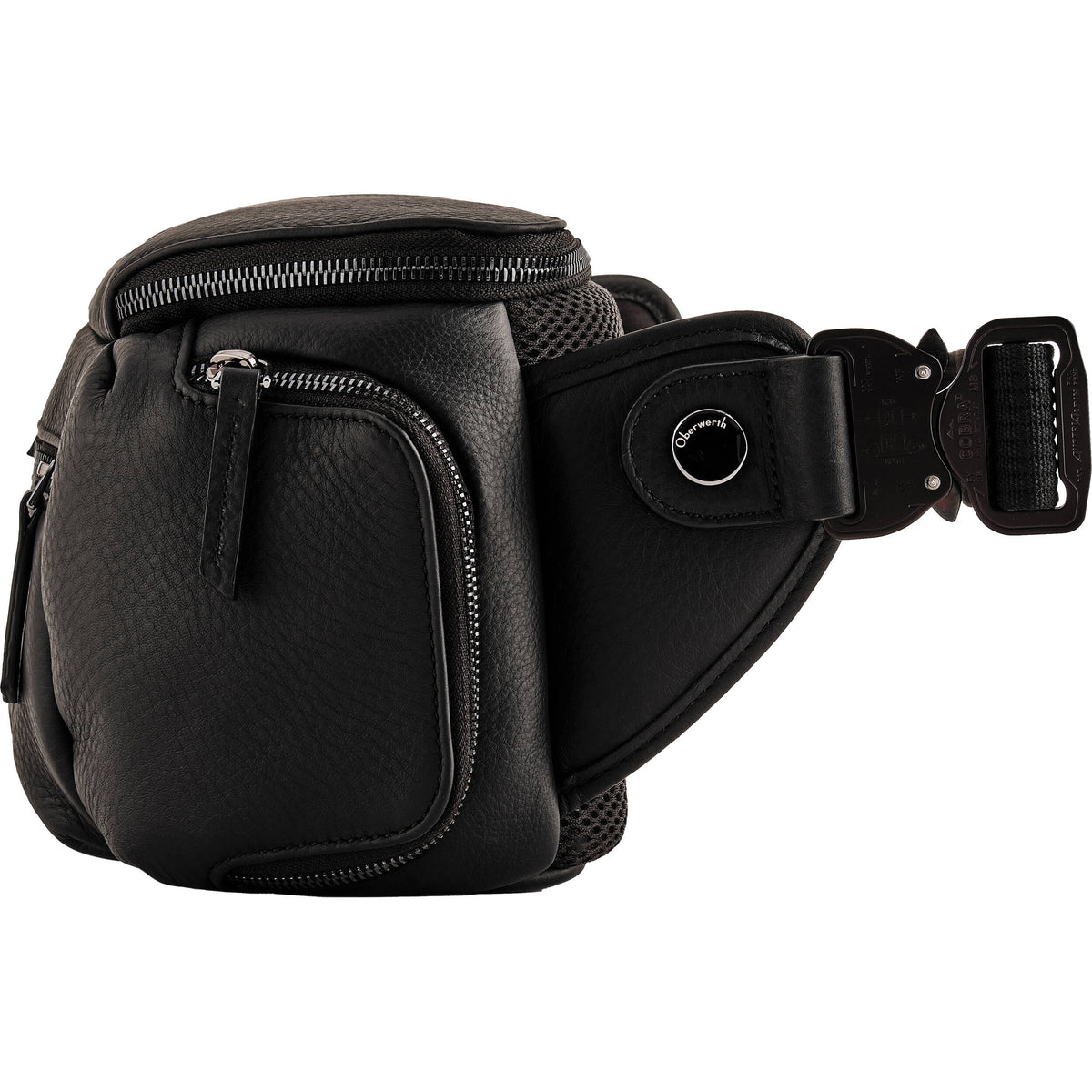 Sling Oberwerth Leather Photo (Negro con forro Rojo, Chico) - puertos y conexiones