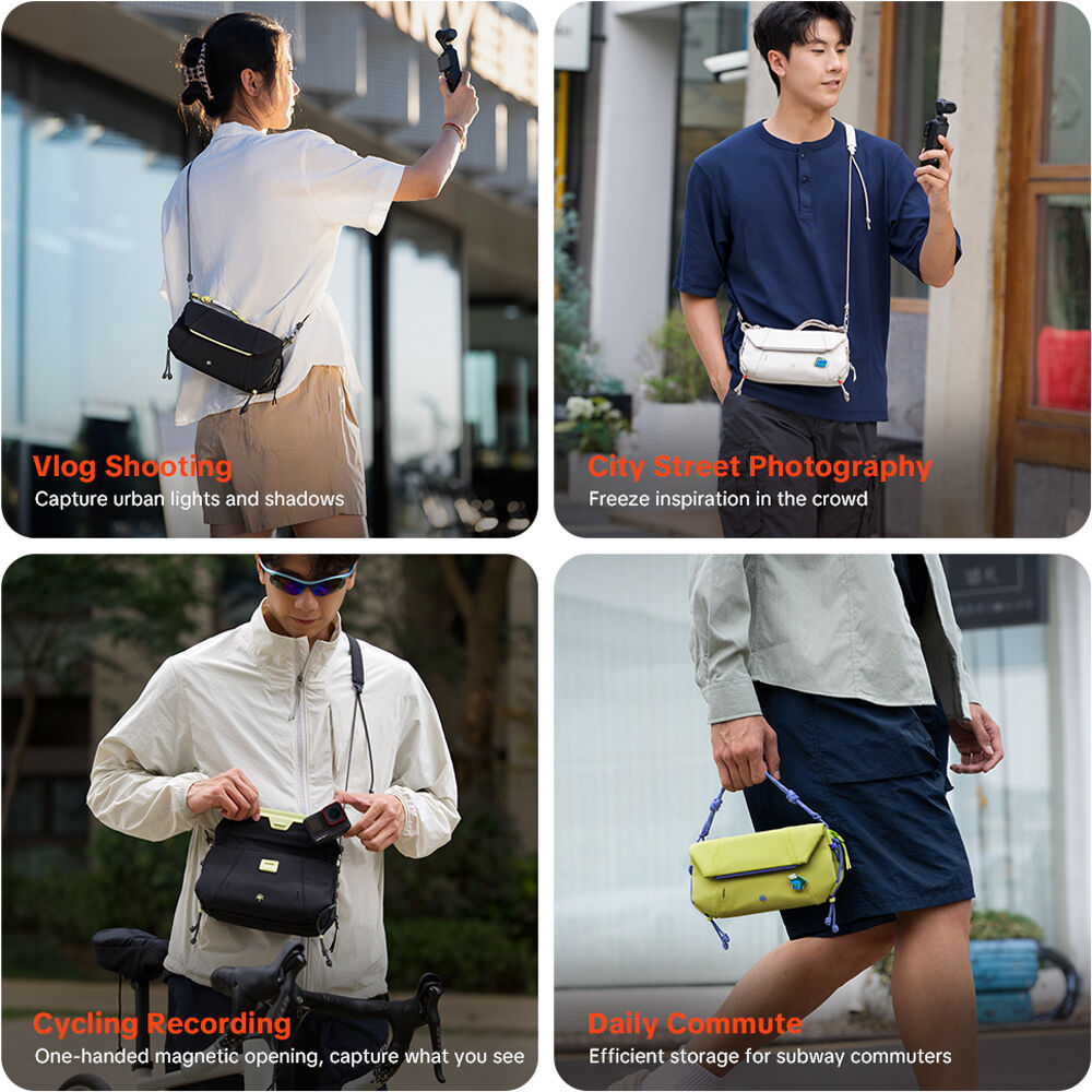Sling PGYTECH OneGo Pocket (Space Negro, 2L) - vista trasera