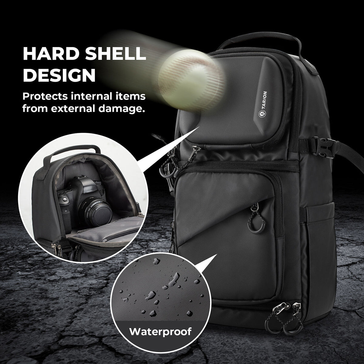 Sling TARION TR-S (Negro) - vista trasera